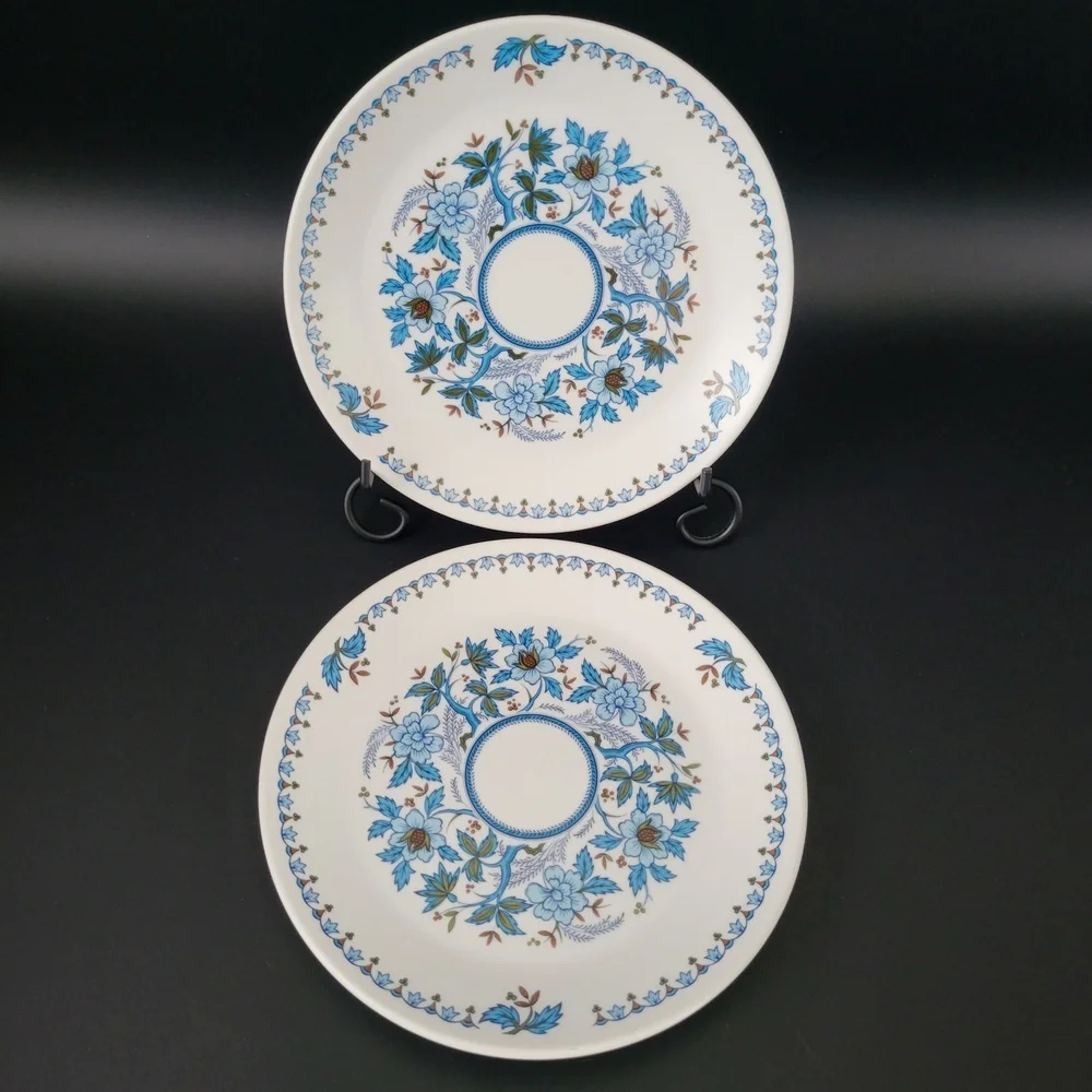 Noritake Progression Blue Moon 9022 Floral 6 3/8